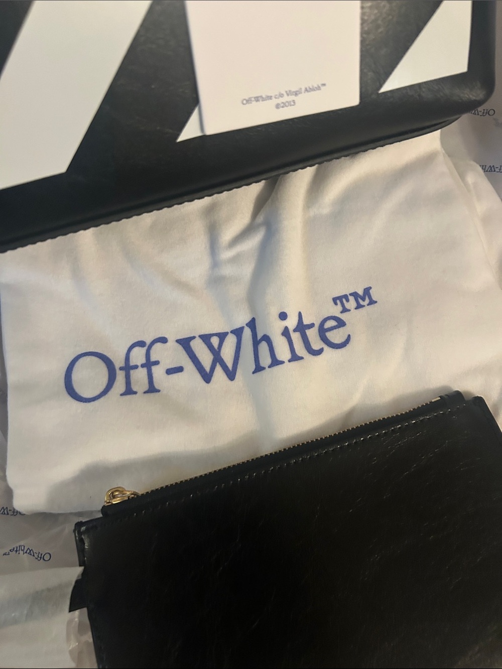 Two Piece!!!..Large Off White Virgil Abloh tote🥳🥳❌❌ - Picture 9 of 9
